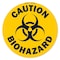 Signmission Caution Biohazard 16in Non-Slip Floor Marker, 3PK, 16 in H, FD-2-C-16-3PK-99964 FD-2-C-16-3PK-99964 - alternate 1